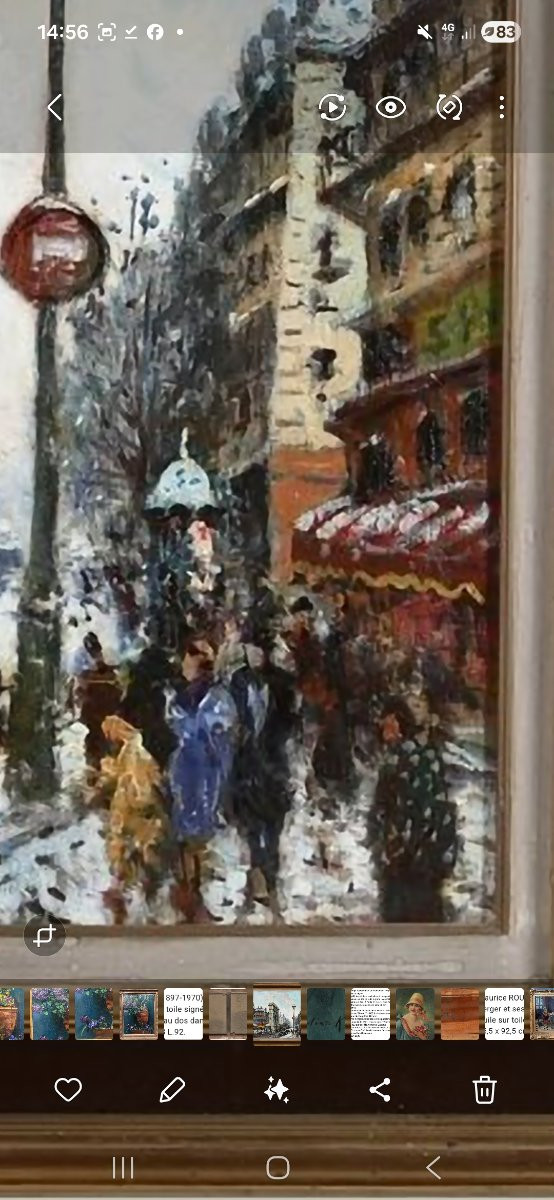 Ameglio Merio (1897 -1970) "porte St Denis"-photo-4