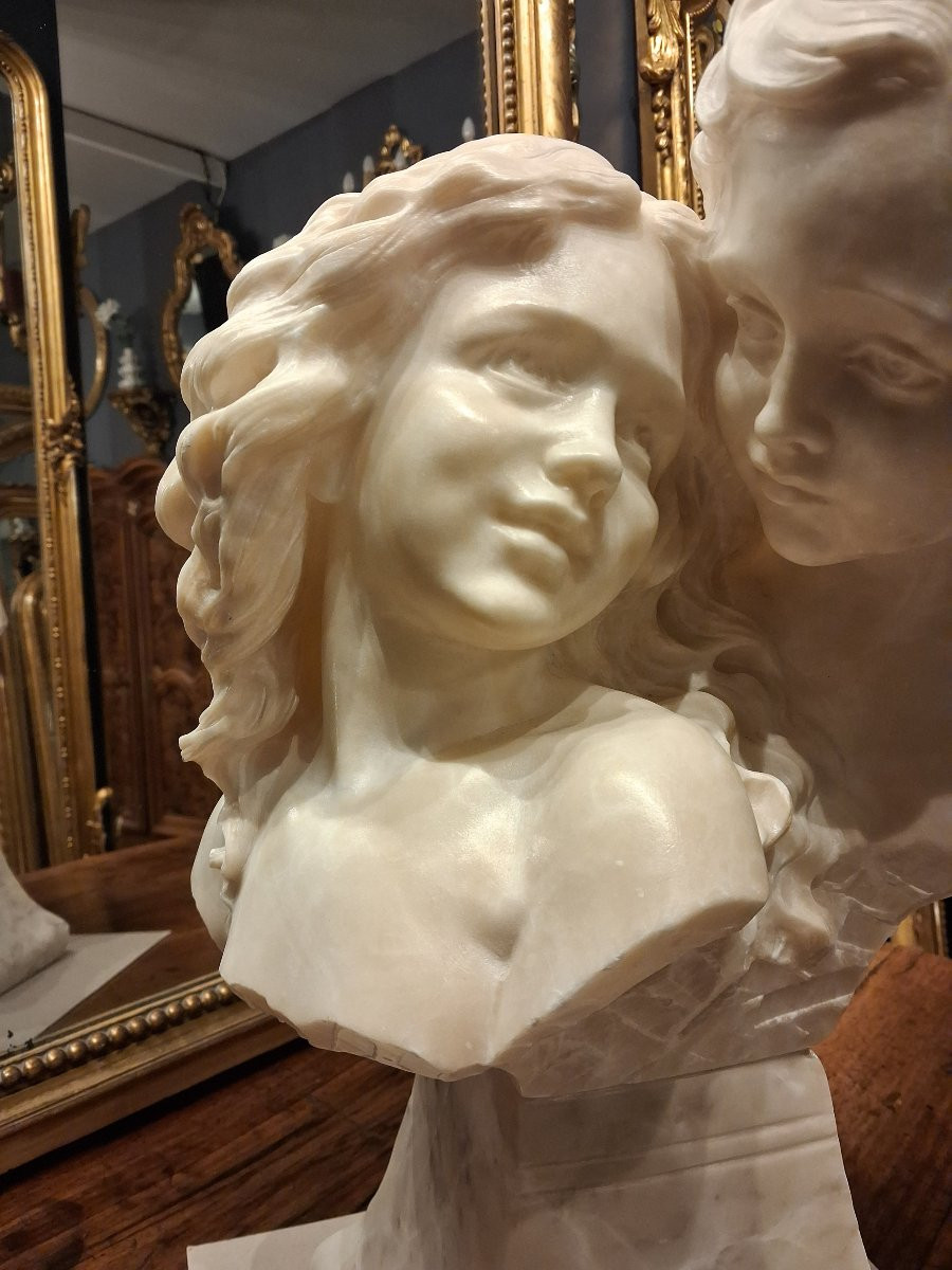 Sculpture en albatre Sylvain Kinsburger  1855/1935-photo-2