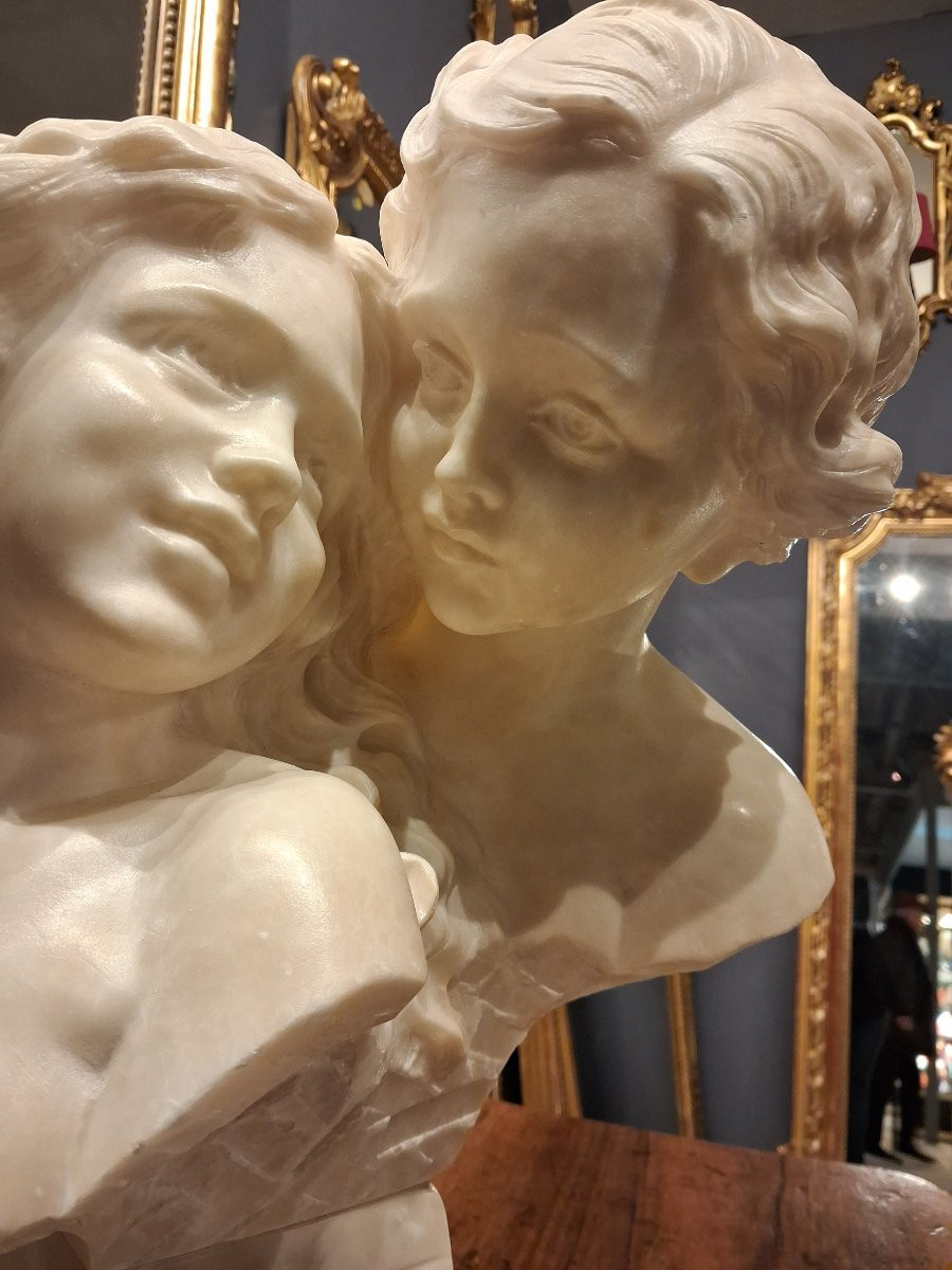 Sculpture en albatre Sylvain Kinsburger  1855/1935-photo-3