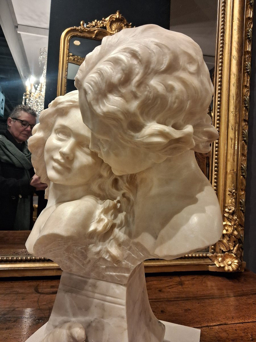 Sculpture en albatre Sylvain Kinsburger  1855/1935-photo-4