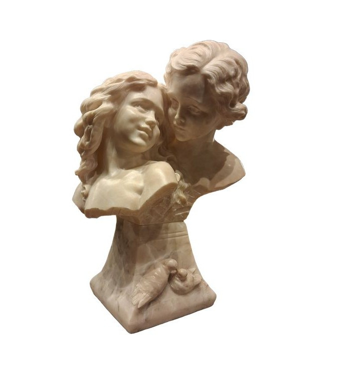 Sculpture en albatre Sylvain Kinsburger  1855/1935