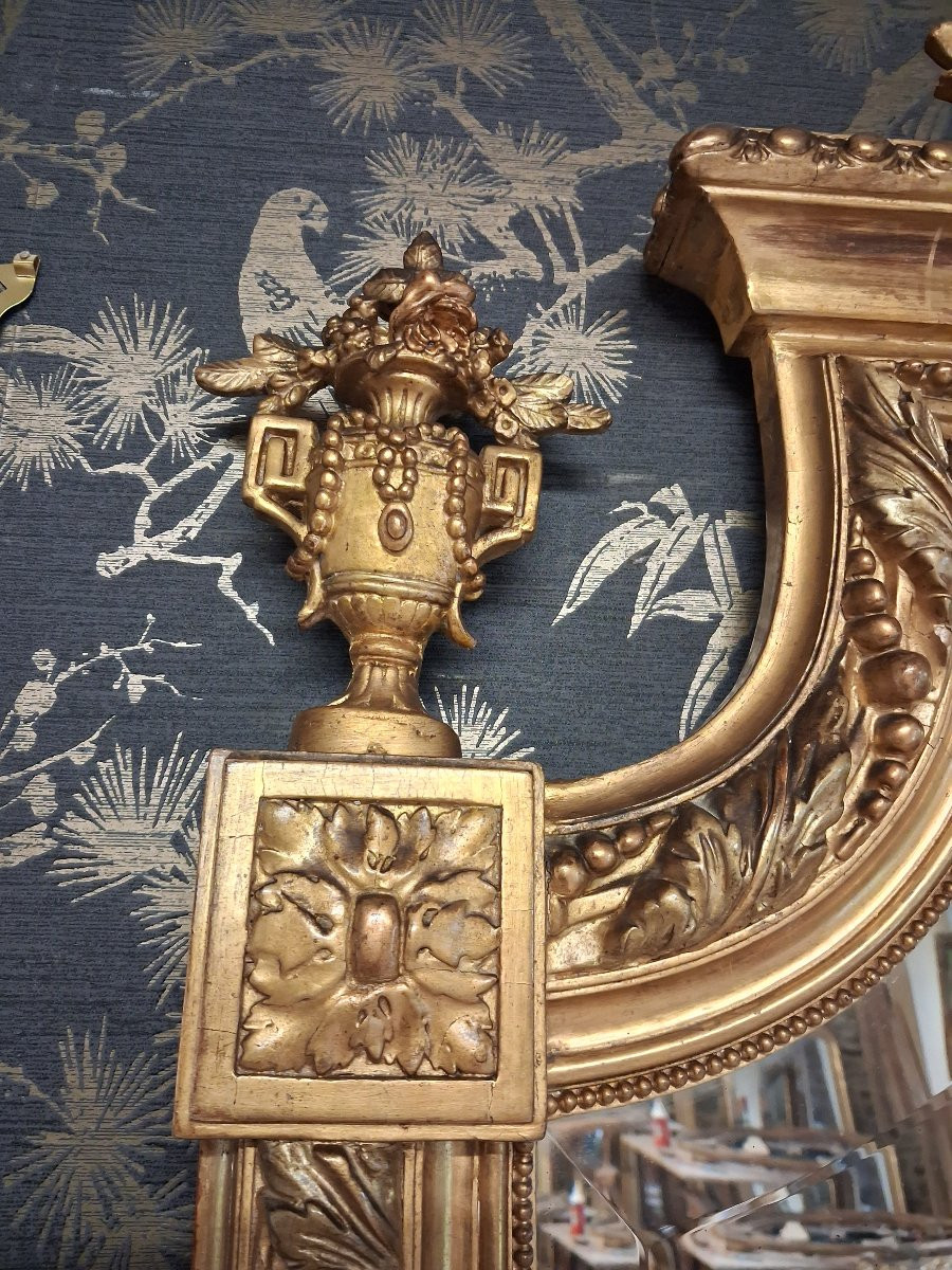 Miroir époque Napoléon III 205 x 111-photo-1