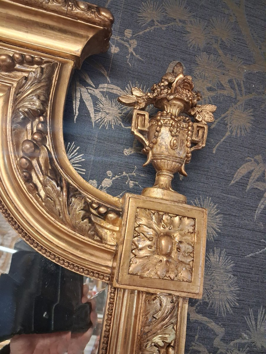Miroir époque Napoléon III 205 x 111-photo-5