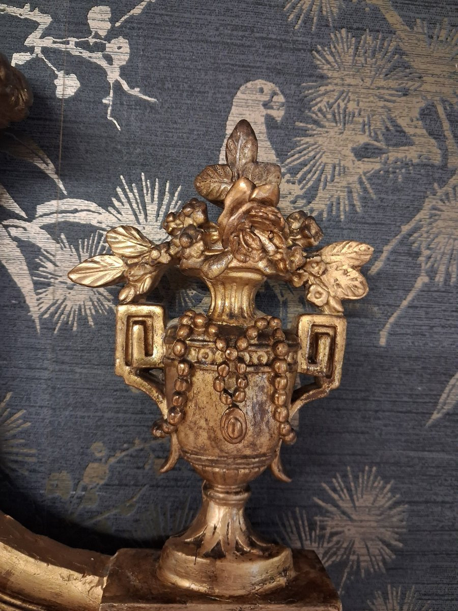 Miroir époque Napoléon III 205 x 111-photo-6