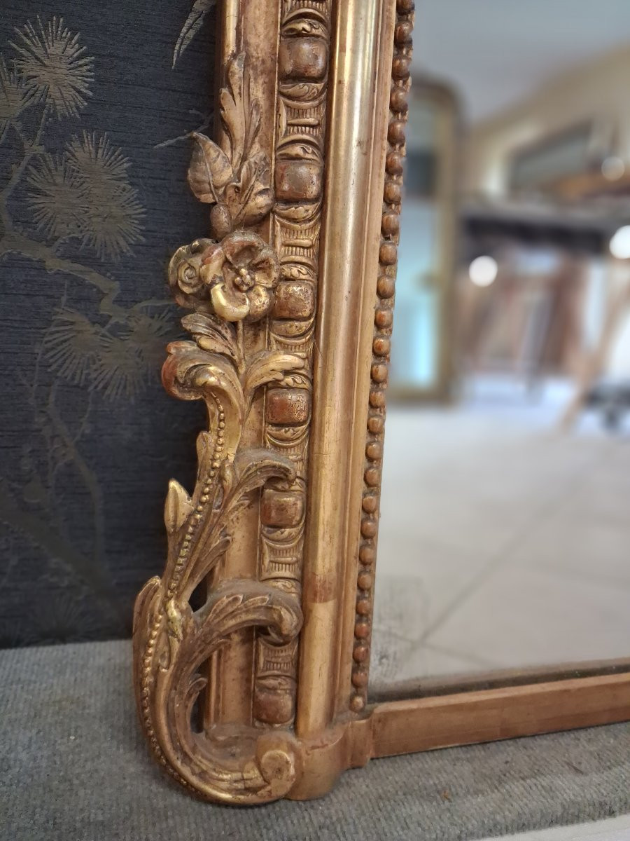 Louis Philippe Style Mirror With Pediment, 186 X 135-photo-2