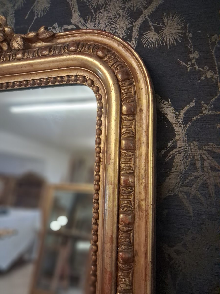 Louis Philippe Style Mirror With Pediment, 186 X 135-photo-5