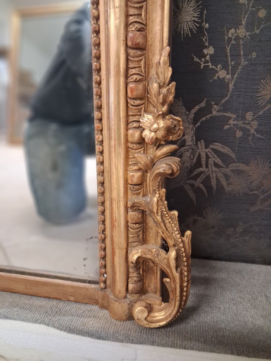 Louis Philippe Style Mirror With Pediment, 186 X 135-photo-7