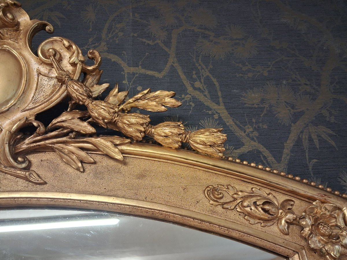 Miroir époque XIX 216x 112-photo-3