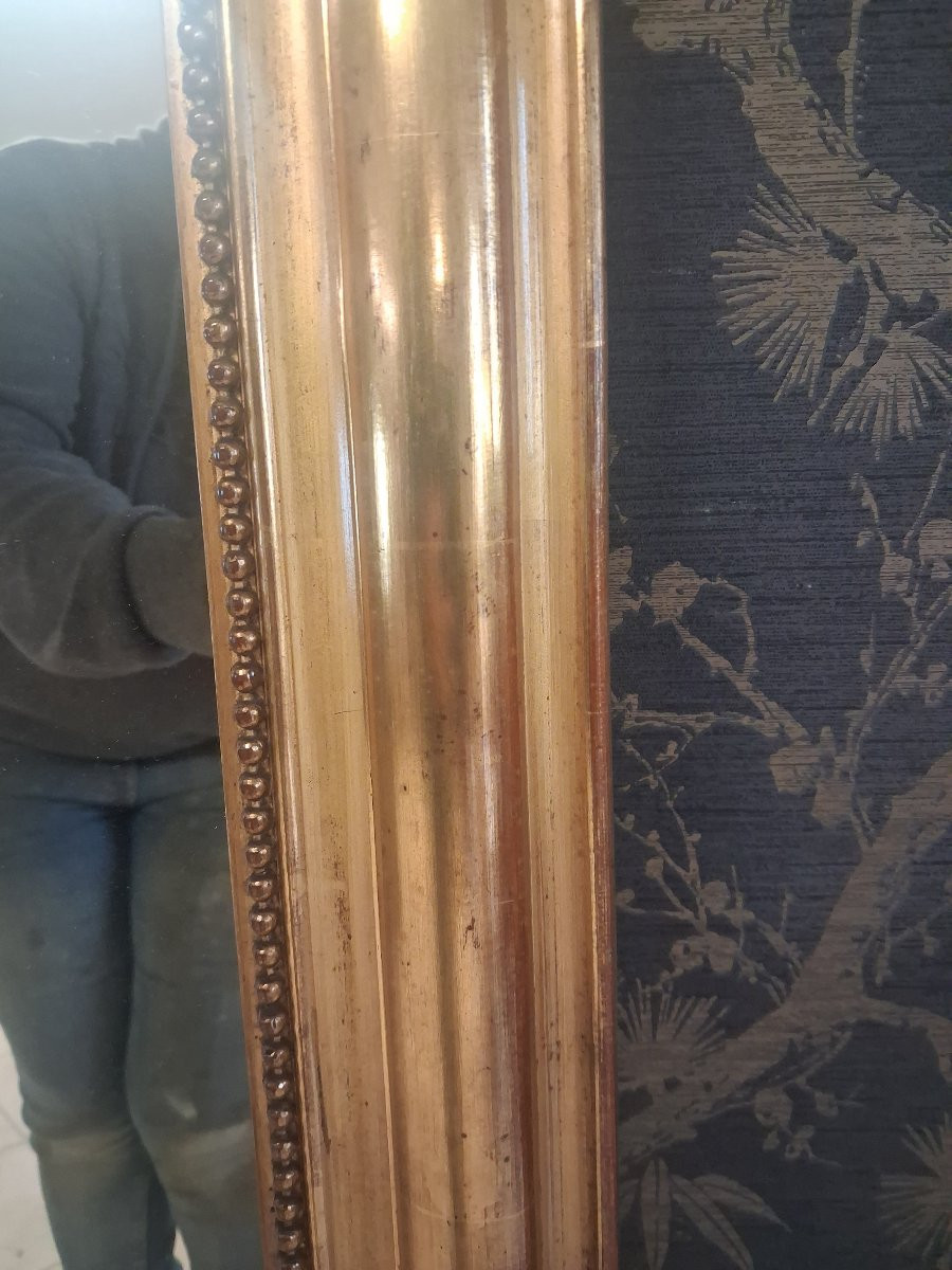 Miroir Louis Philippe à fronton 154 x   98-photo-6