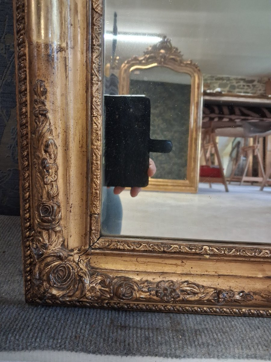 Restoration Period Mirror, 77 X 63-photo-2