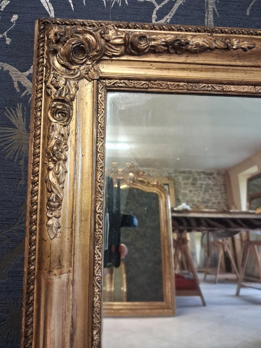 Restoration Period Mirror, 77 X 63-photo-4