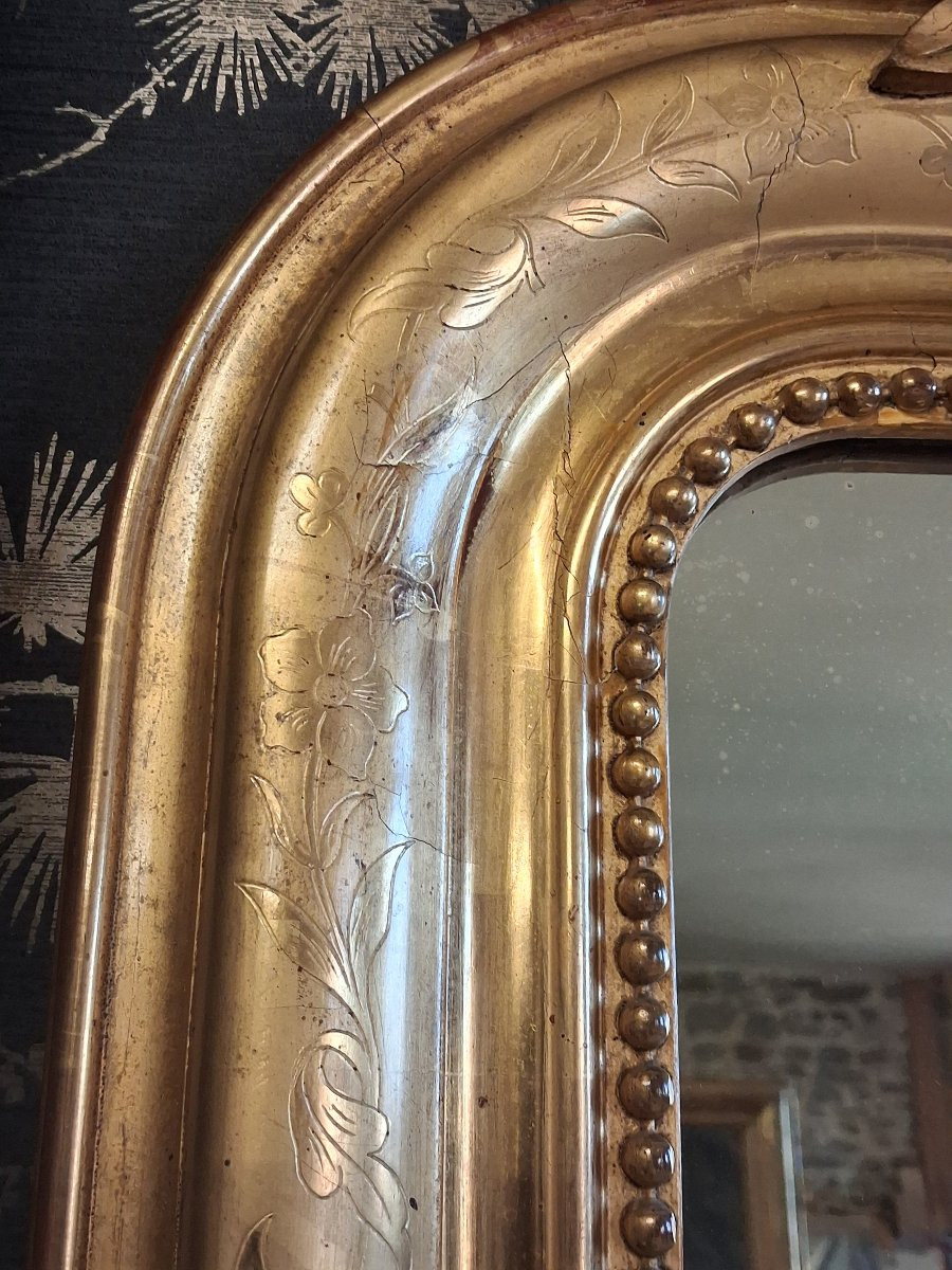 Louis Philippe Mirror With Pediment, 148 X 95-photo-2