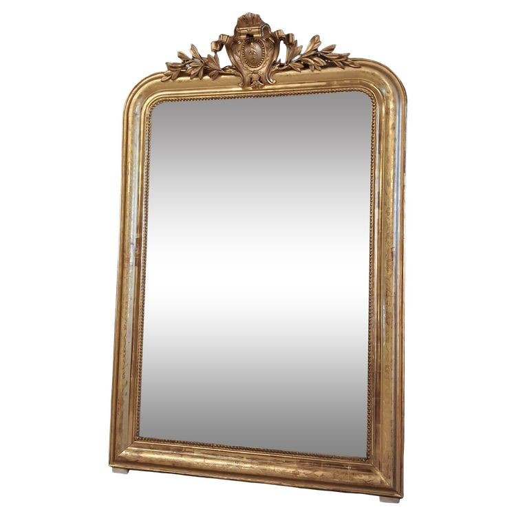 Louis Philippe Mirror With Pediment, 148 X 95