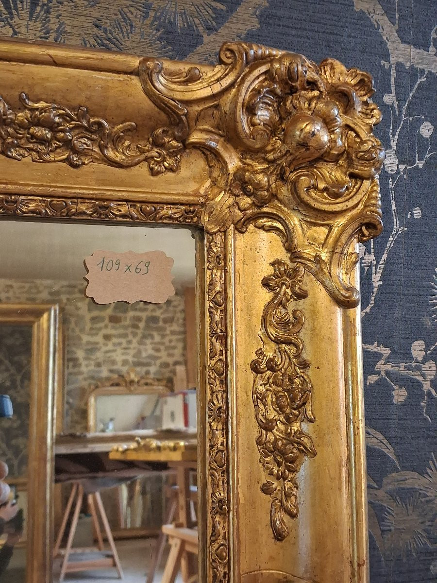 Miroir époque restauration 109x 69-photo-2