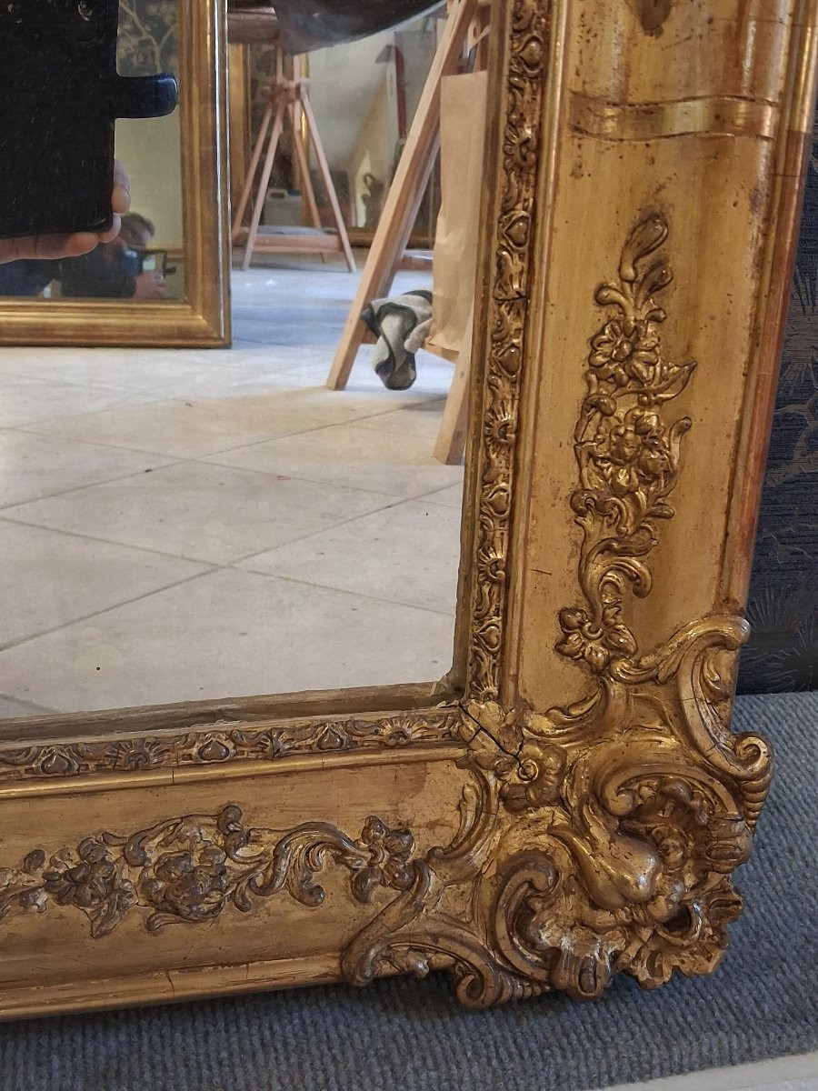 Miroir époque restauration 109x 69-photo-5