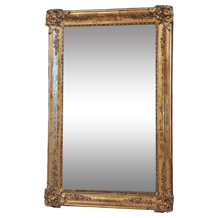 Restoration Period Mirror, 109 X 69 Cm