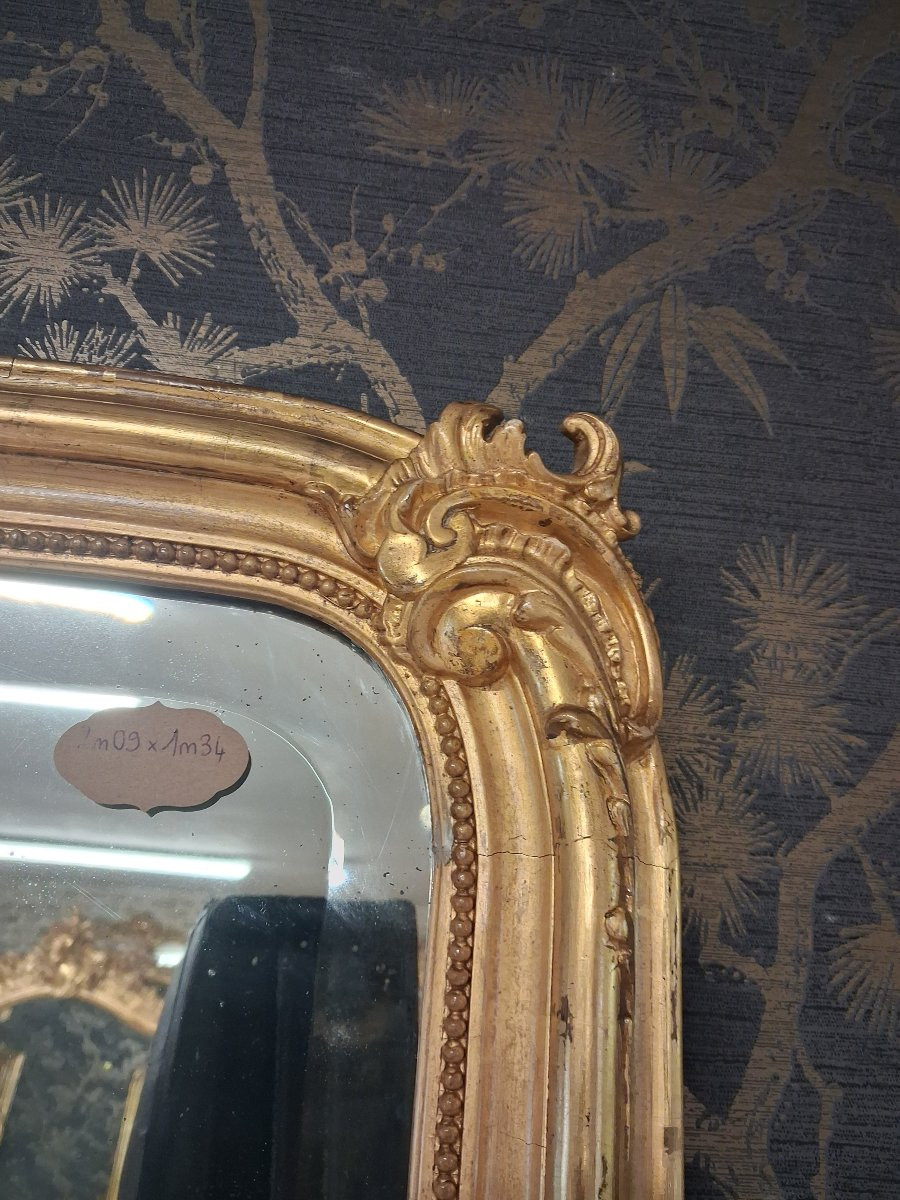 Miroir époque Napoléon III 209 x 134-photo-3