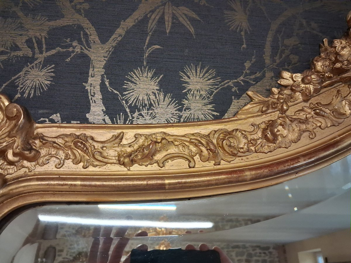 Miroir époque Napoléon III 203  x 139-photo-3