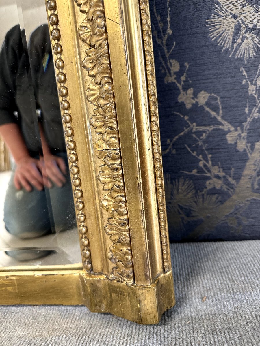Miroir époque Napoléon III 149 x 107  x 112-photo-3