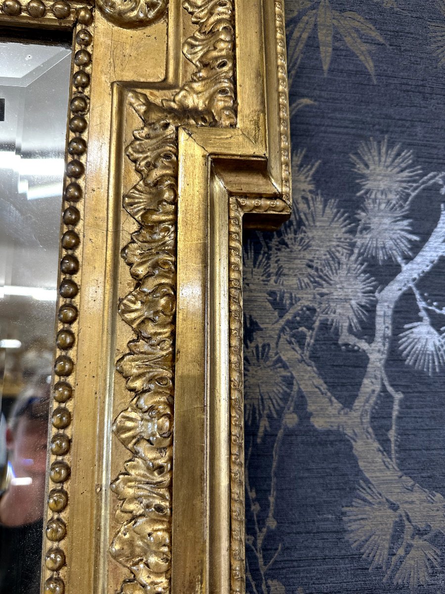 Miroir époque Napoléon III 149 x 107  x 112-photo-6