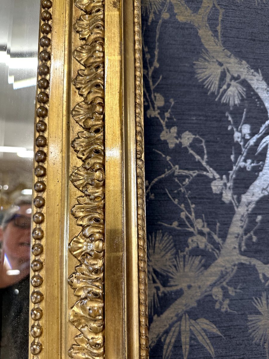 Miroir époque Napoléon III 149 x 107  x 112-photo-8