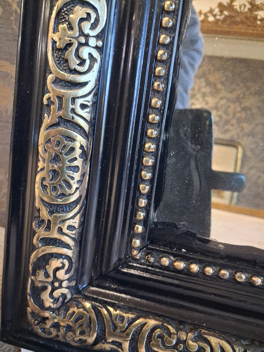 Mirror Napoleon III Period 107 X 74cm-photo-2