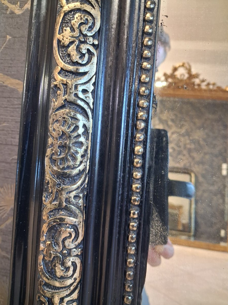 Mirror Napoleon III Period 107 X 74cm-photo-3