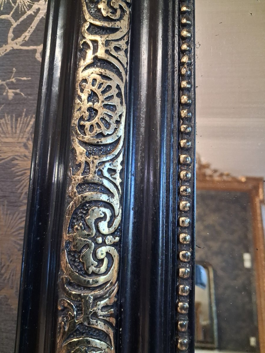 Mirror Napoleon III Period 107 X 74cm-photo-4