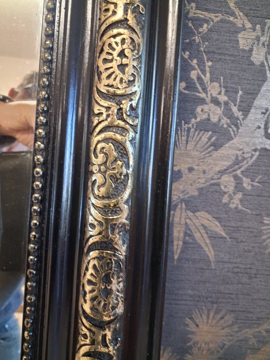 Mirror Napoleon III Period 107 X 74cm-photo-3