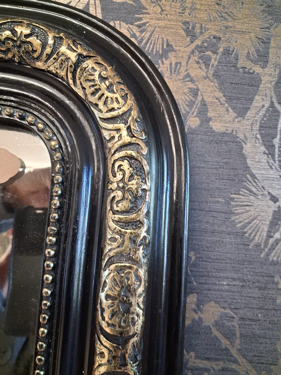 Mirror Napoleon III Period 107 X 74cm-photo-5