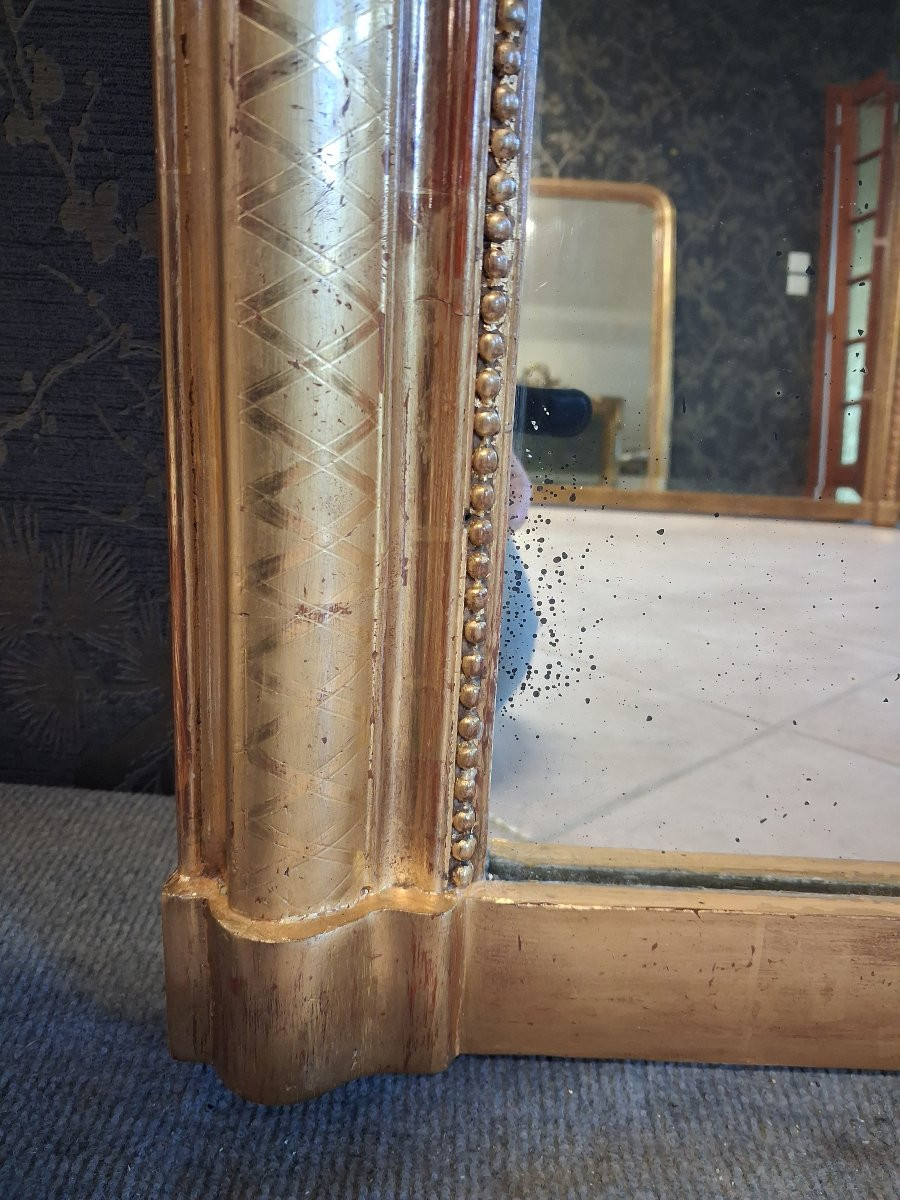 Miroir époque louis Philippe 147x 93-photo-2