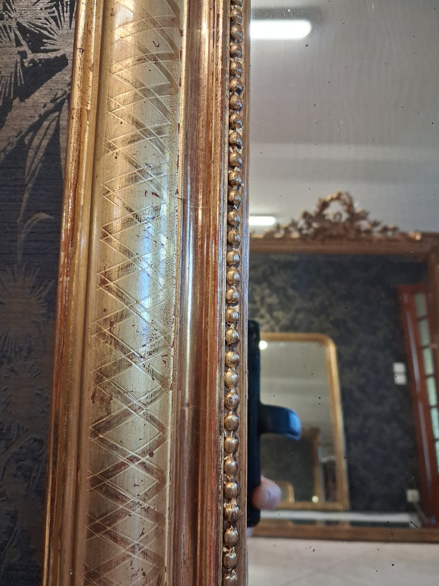 Miroir époque louis Philippe 147x 93-photo-3