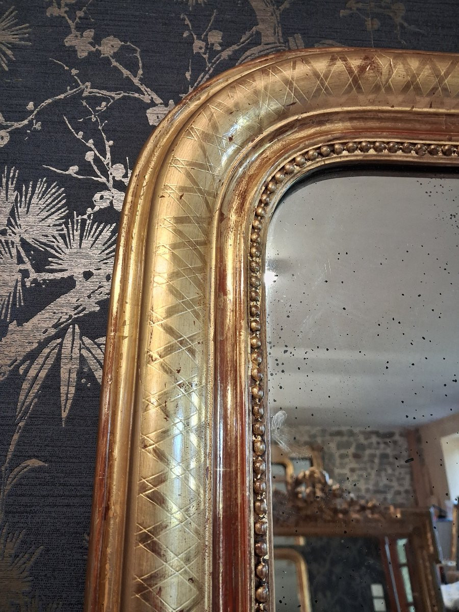 Miroir époque louis Philippe 147x 93-photo-1