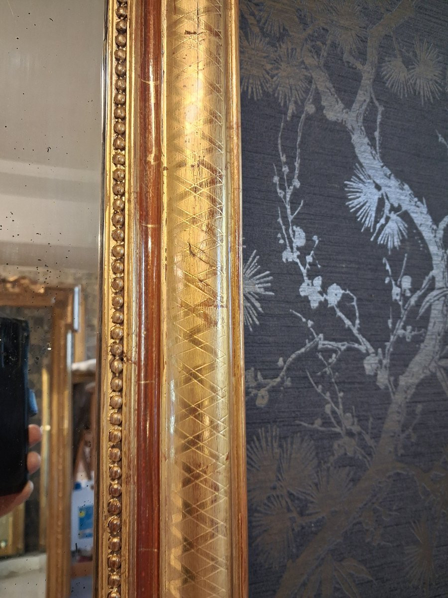 Miroir époque louis Philippe 147x 93-photo-5