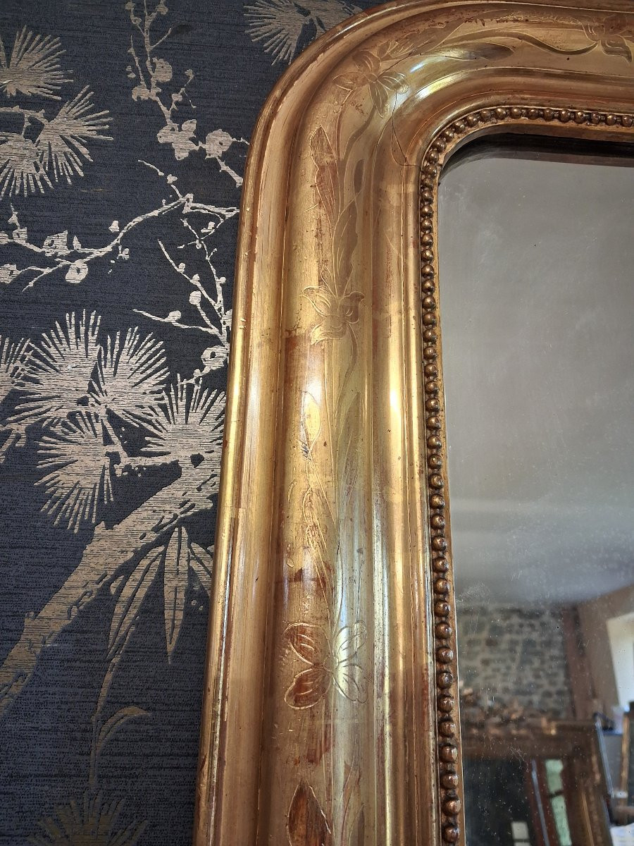 Miroir époque louis Philippe 160 x 99-photo-1