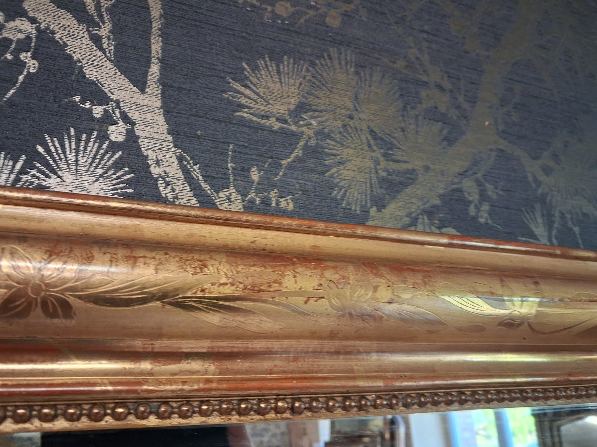 Miroir époque louis Philippe 160 x 99-photo-3