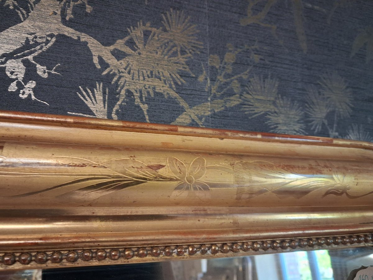 Miroir époque louis Philippe 160 x 99-photo-4