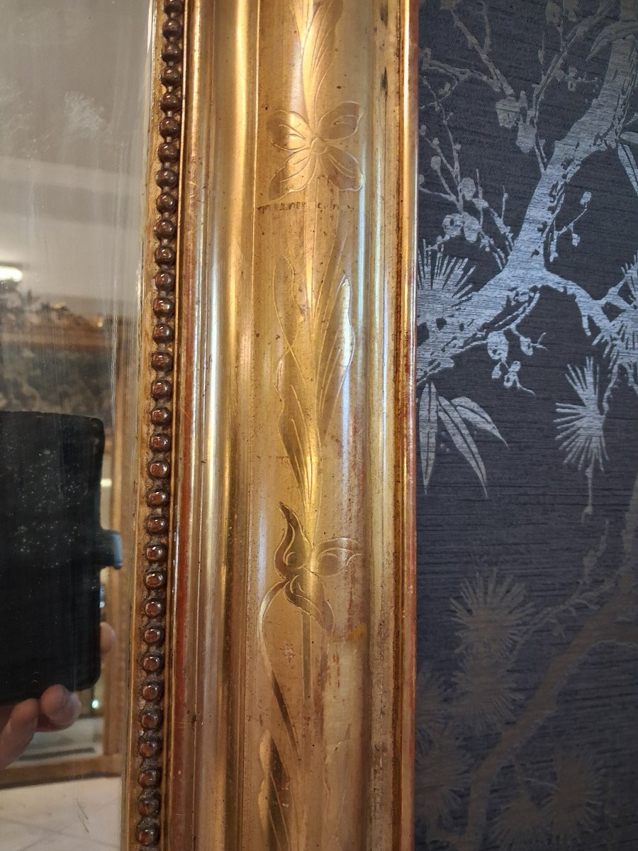 Miroir époque louis Philippe 160 x 99-photo-6