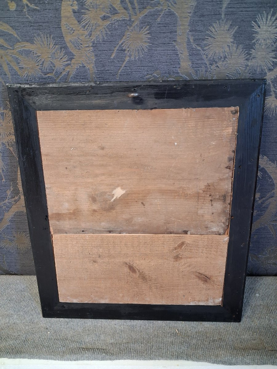 Mirror Napoleon III Period 47 X 41cm-photo-5