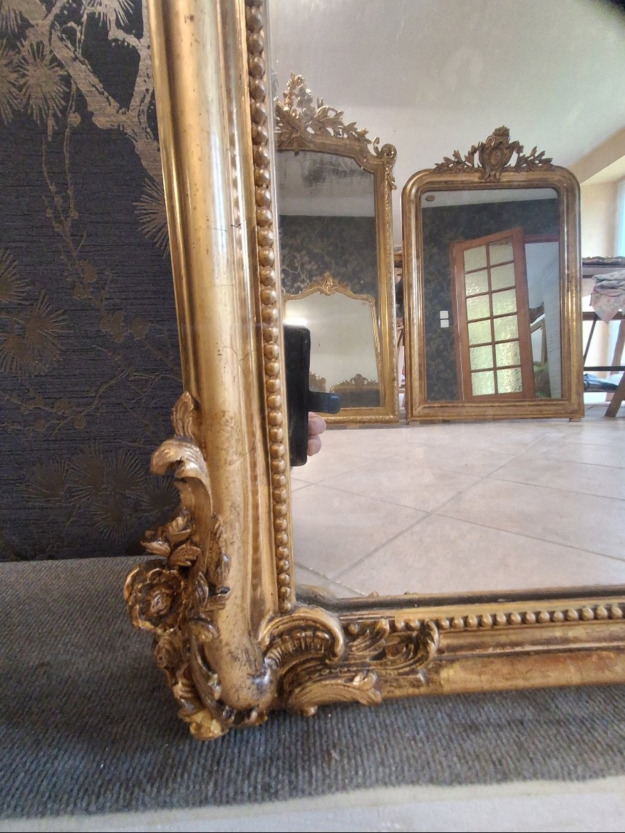 Miroir époque Napoléon III 172x 106-photo-3