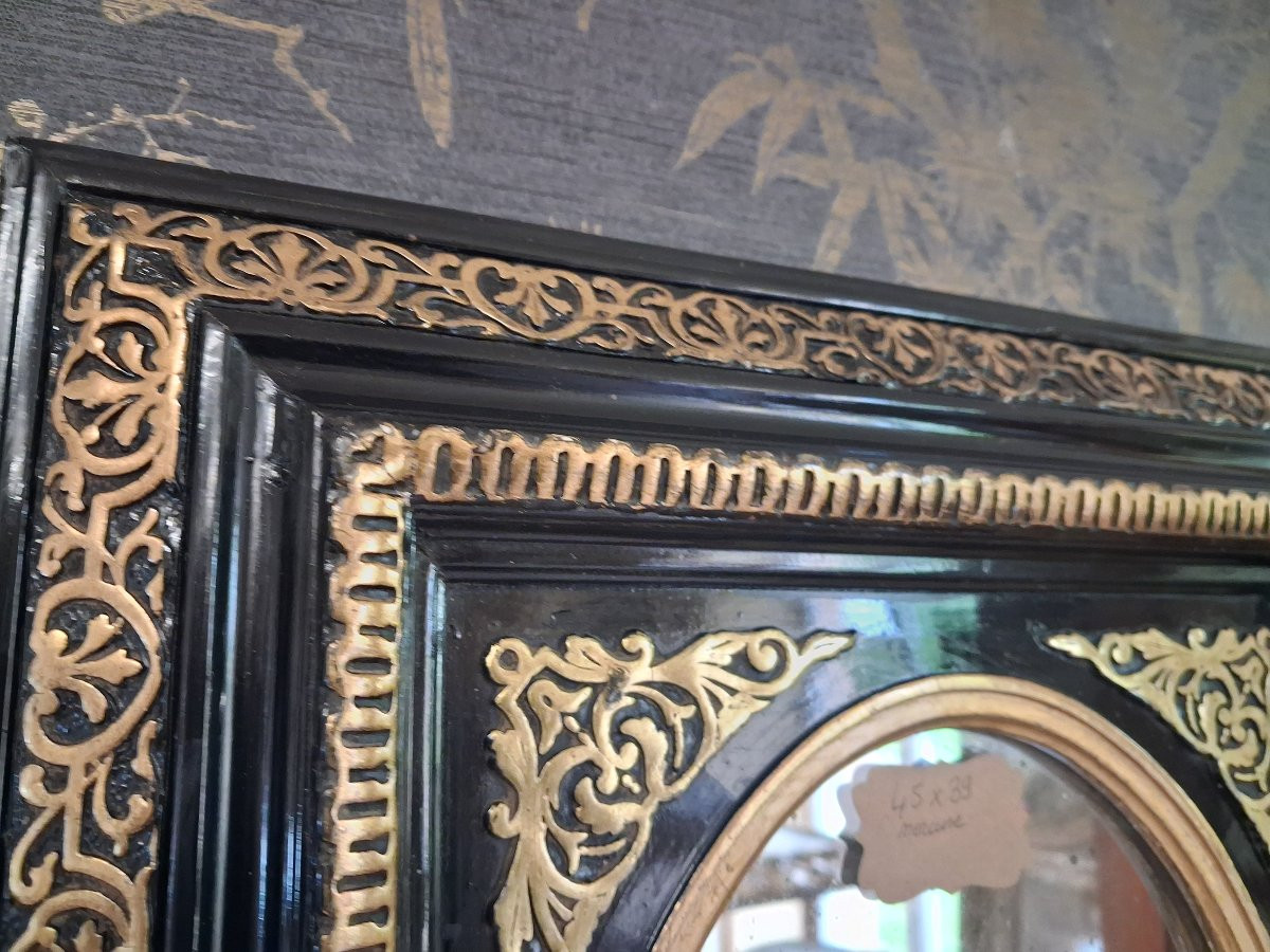 Mirror Napoleon III Period 45 X 39-photo-1