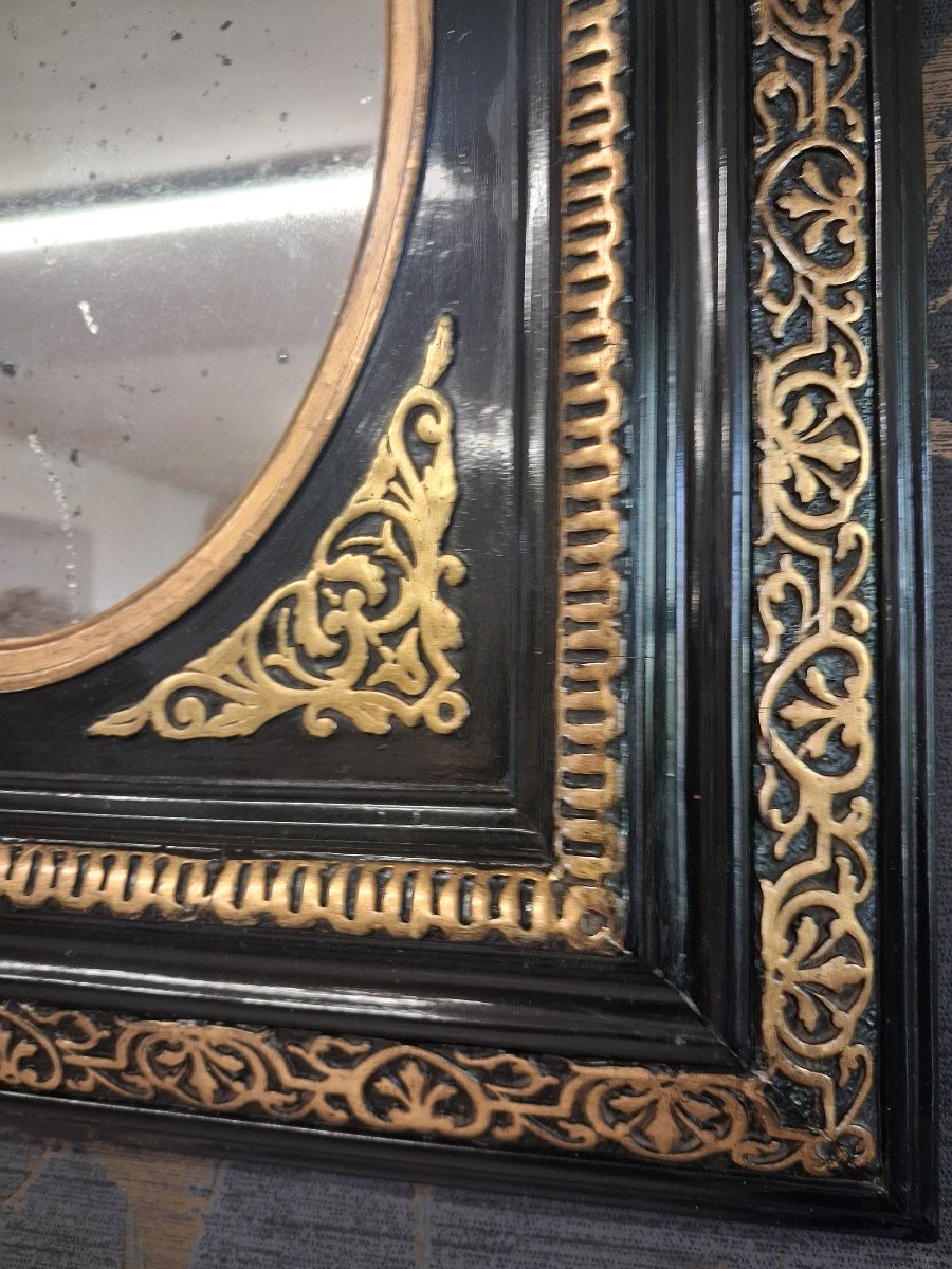 Mirror Napoleon III Period 45 X 39-photo-4