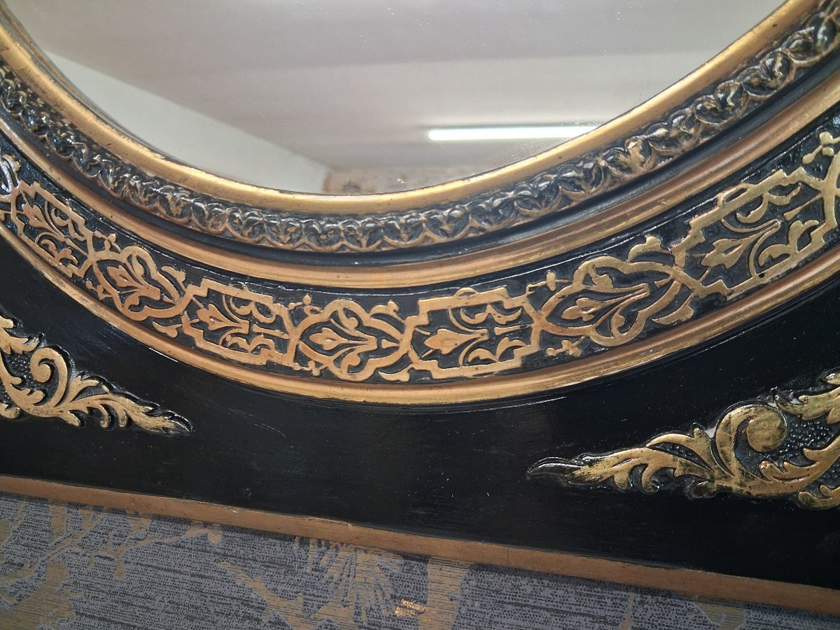 Napoleon III Period Mirror 70 X 62-photo-6