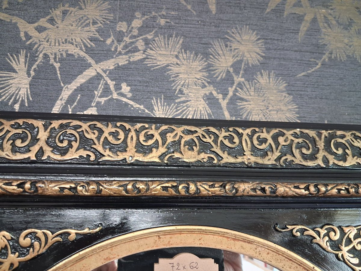 Mirror Napoleon III Period 72x62-photo-1