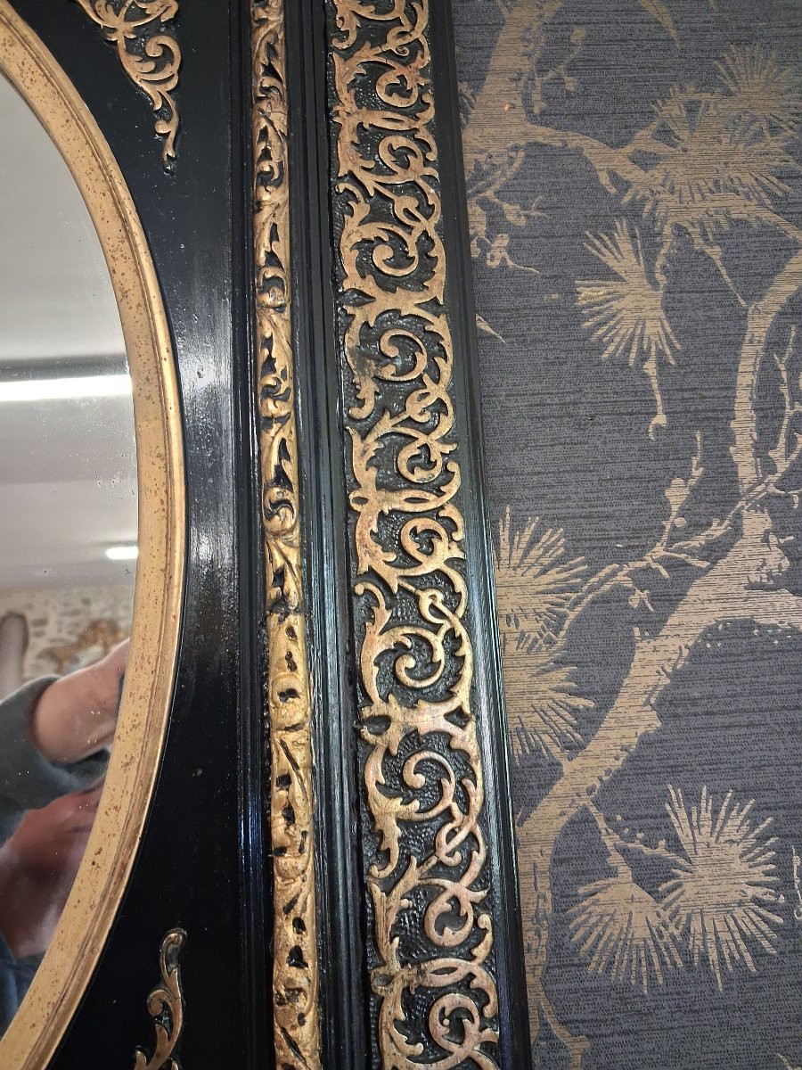 Mirror Napoleon III Period 72x62-photo-3