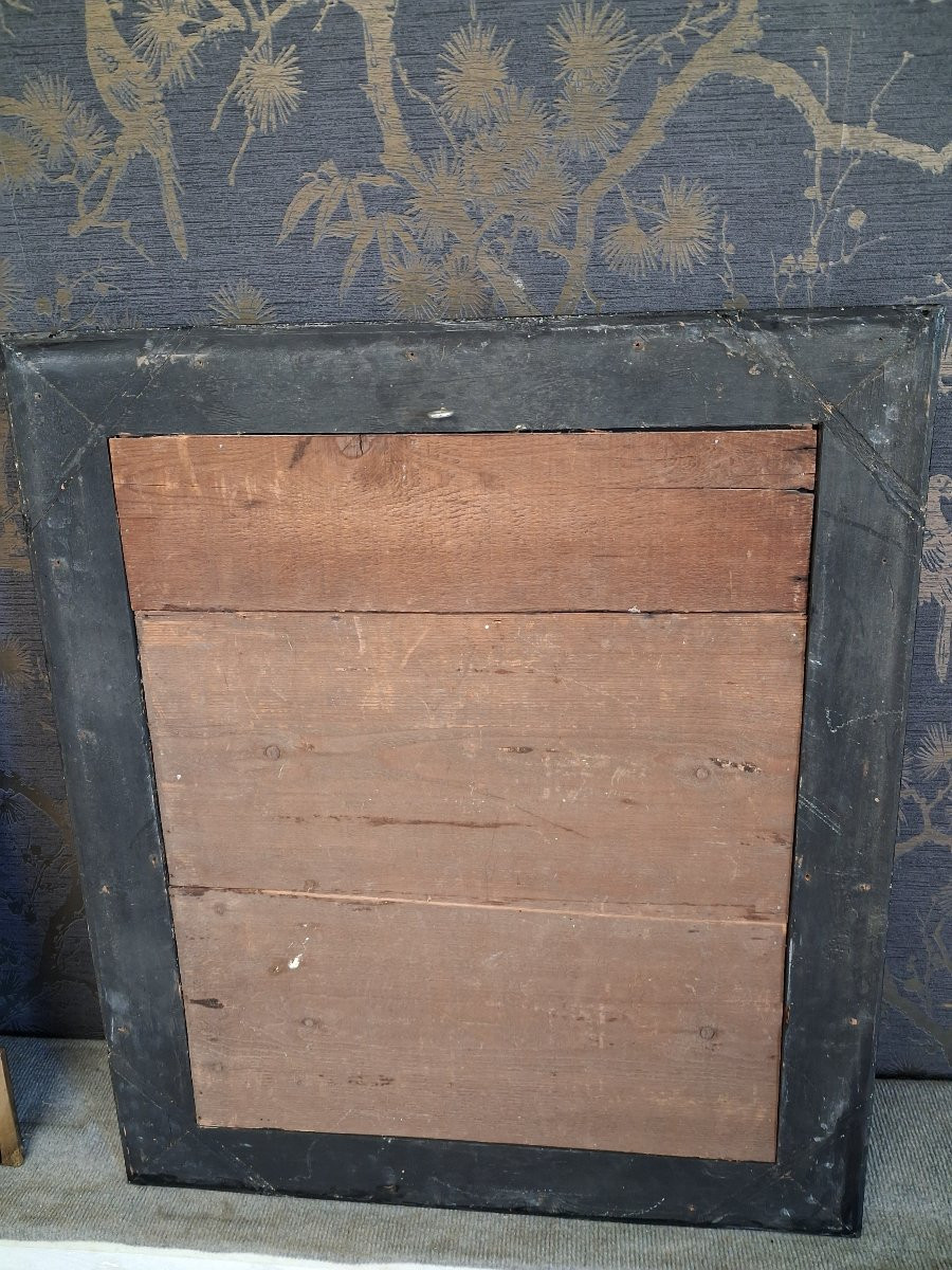 Mirror Napoleon III Period 72x62-photo-8