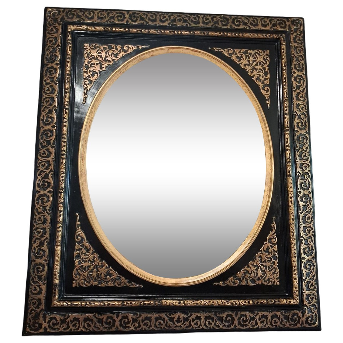 Mirror Napoleon III Period 72x62