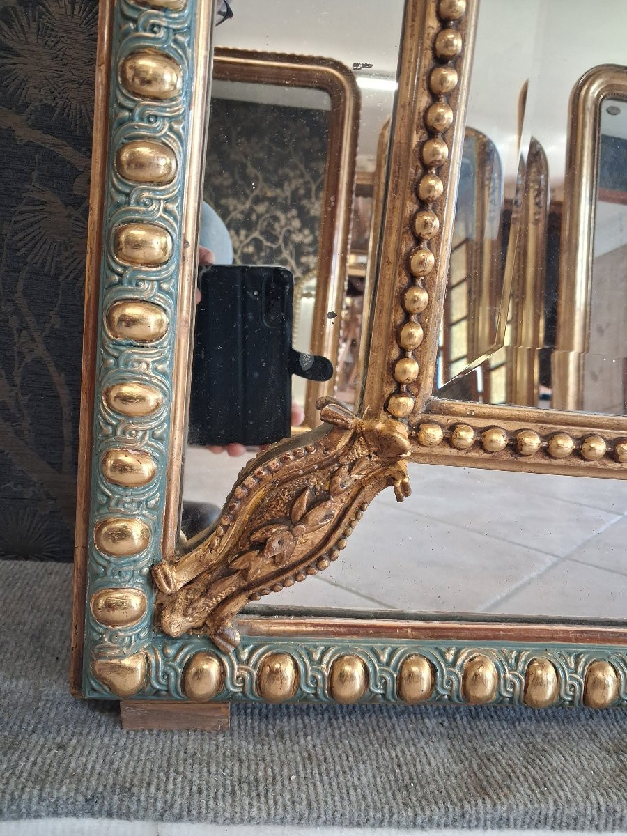 Miroir époque XIX Parecloses 144 x 83-photo-2