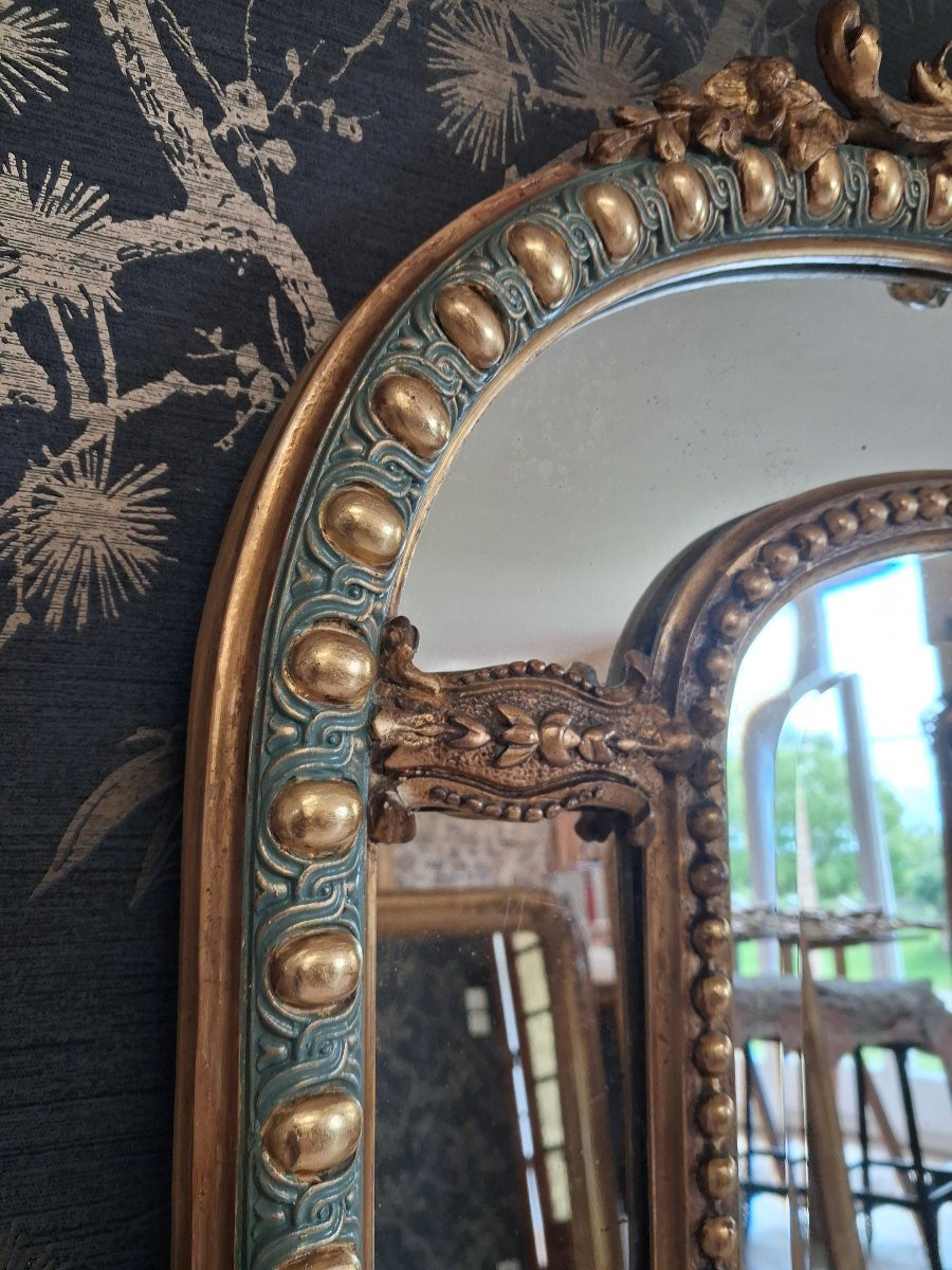 Miroir époque XIX Parecloses 144 x 83-photo-4