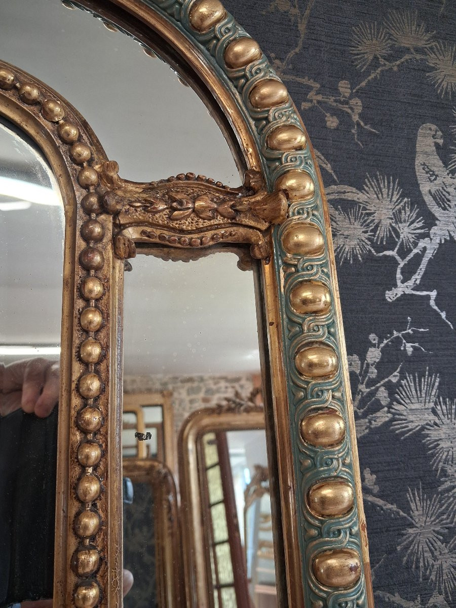 Miroir époque XIX Parecloses 144 x 83-photo-3